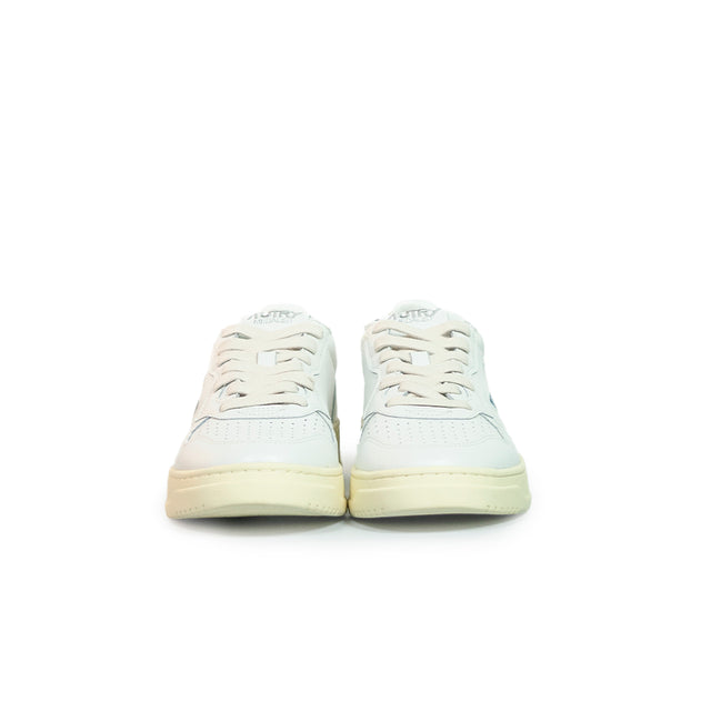 Sneakers Autry - Medalist Leather Low (tab bianca e verde)