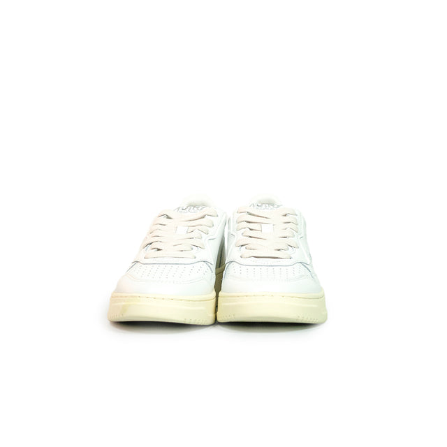 Sneakers Autry - Medalist Low in pelle (bianco e marrone)