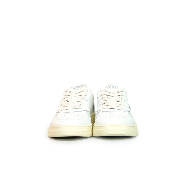 Sneakers Autry - Medalist Leather Low (bianco e lilla)