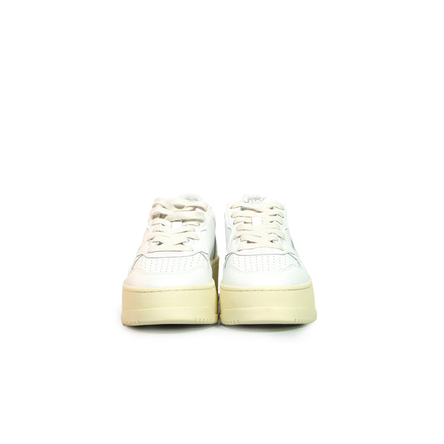 Sneakers Autry - Medalist Platform in pelle (bianca)