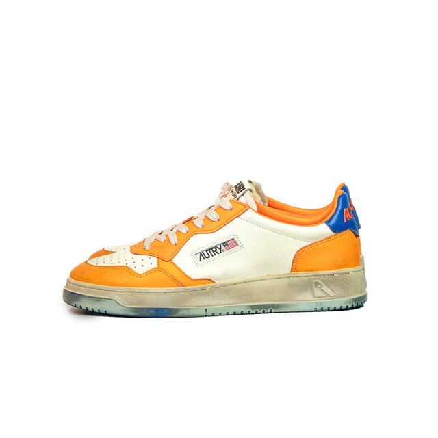 Sneakers Autry - Medalist (bianca e gialla e blu)