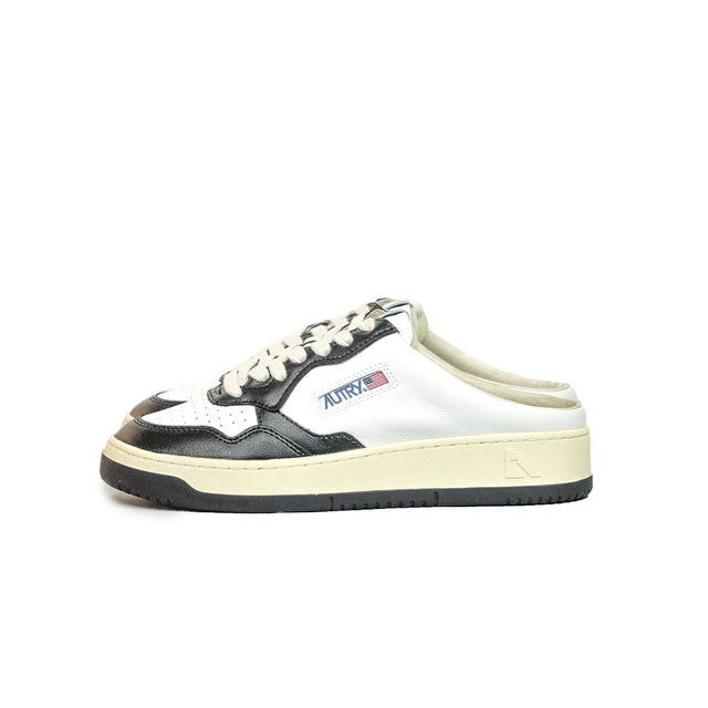 Sneakers Autry - Medalist Mule in pelle (bianco e nero)