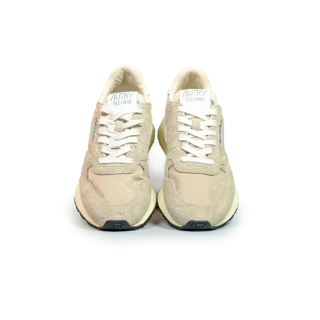 Sneakers Autry - Reelwind Low in Suede e Nylon (beige)