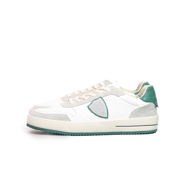 Sneakers Philippe Model - Nice Low West (bianco e verde)