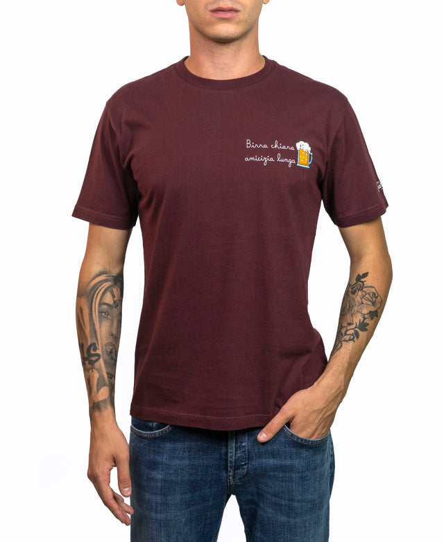 T-shirt Saint Barth - BIRRA CHIARA AMICIZIA LUNGA | EDIZIONE SPECIALE INSULTI LUMINOSI