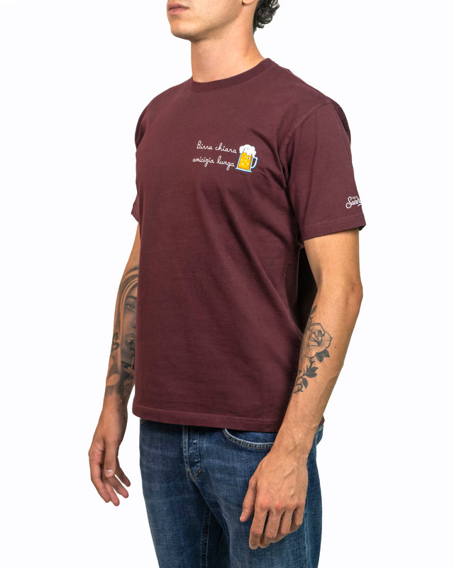 T-shirt Saint Barth - BIRRA CHIARA AMICIZIA LUNGA | EDIZIONE SPECIALE INSULTI LUMINOSI