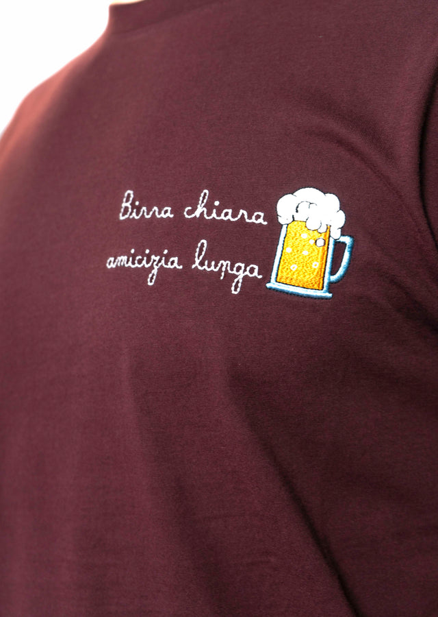 T-shirt Saint Barth - BIRRA CHIARA AMICIZIA LUNGA | EDIZIONE SPECIALE INSULTI LUMINOSI