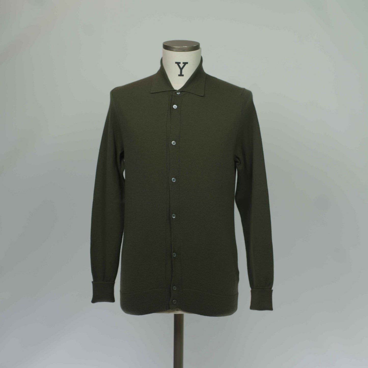 Mc George - Camicia Lana Cachemire - Verde Militare